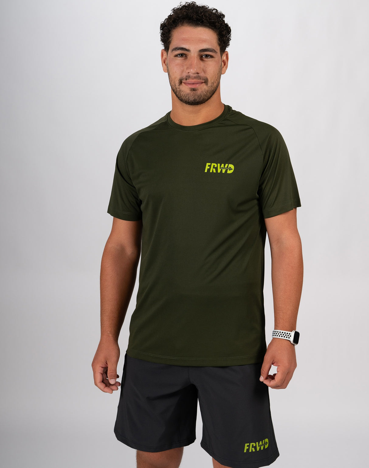 É tudo sobre camiseta verde Padel FRWD para homens Tamanho XL