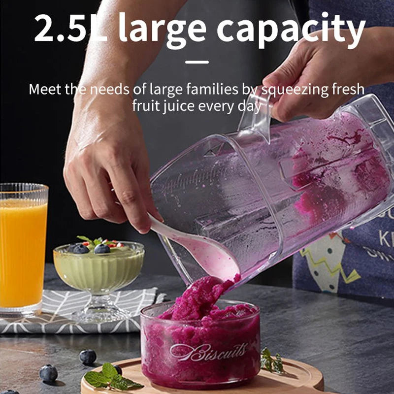 Processador de alimentos multifuncional SOKANY SK-999 com alta potência de 6000 W e design de aderência ergonômica