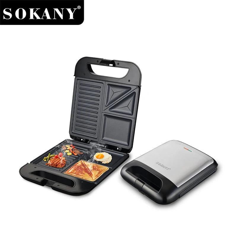 Sokany SK-08127 — Sanduicheira 4 Fatiados 1400 W
