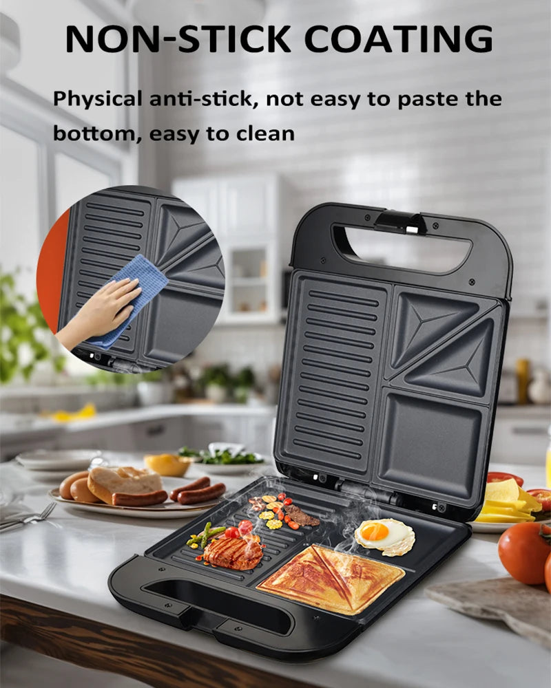 Sokany SK-08127 — Sanduicheira 4 Fatiados 1400 W