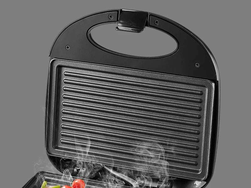 Sokany SK-08110 800W Grill Maker com revestimento antiaderente e corpo plástico resistente ao calor