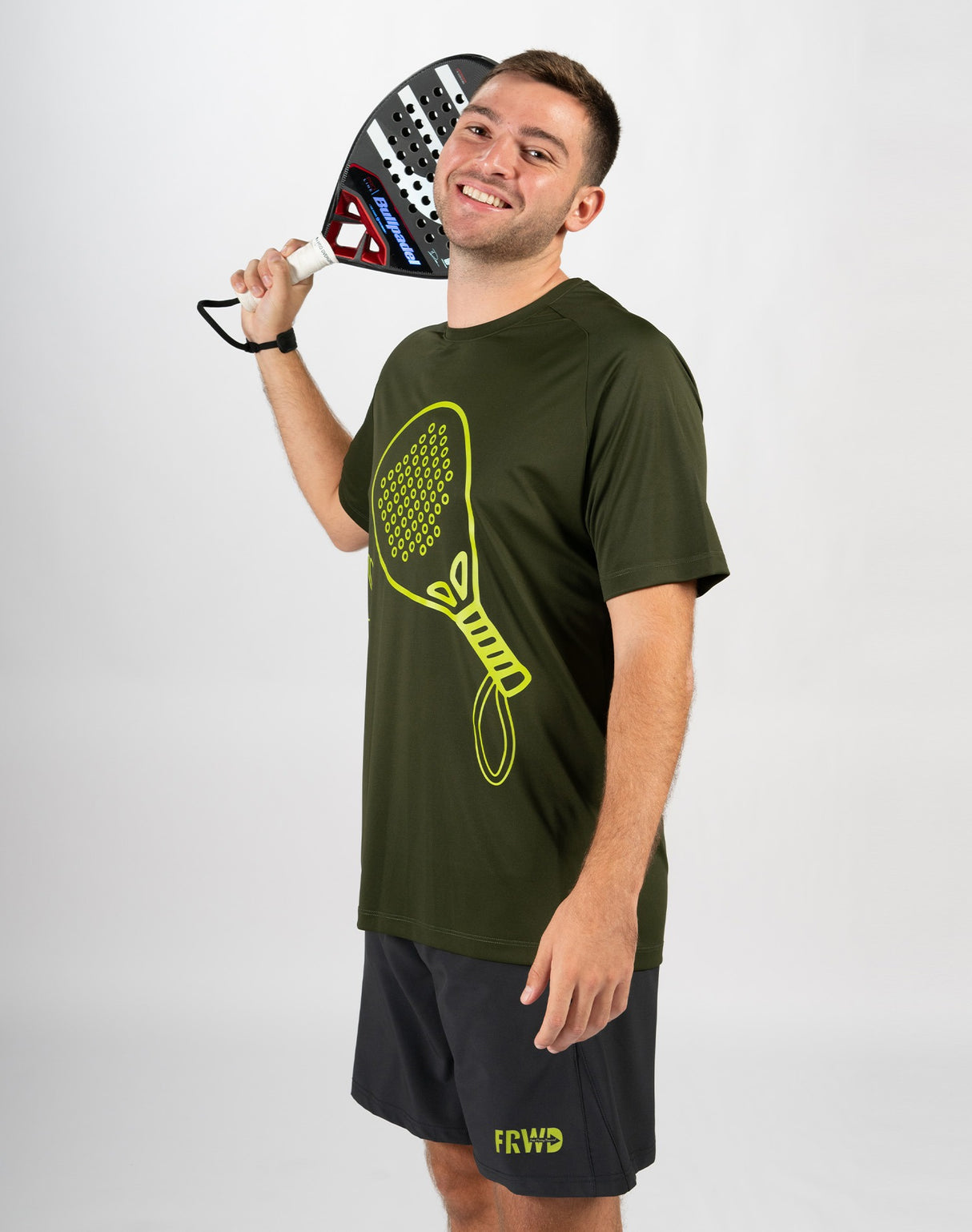 Vamos Quebrar a Camiseta verde ForWord para Homens Tamanho XL