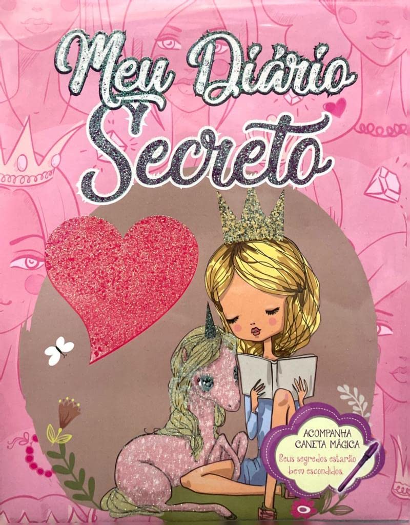DIÁRIO SECRETO - PRINCESAS UNICÓRNIO ROSA