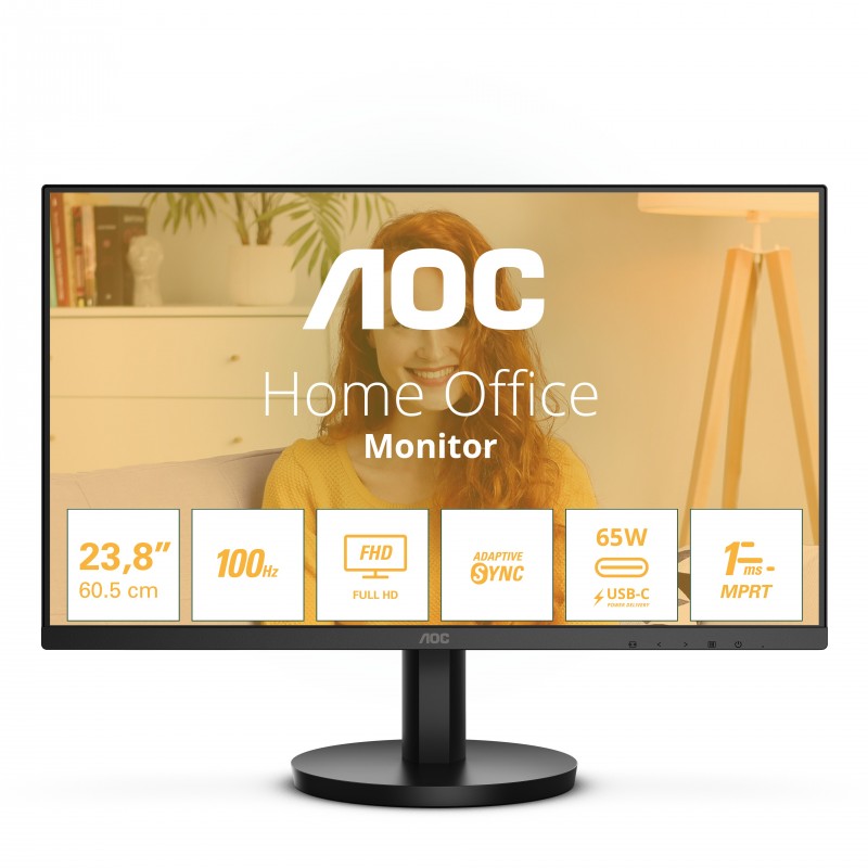 MONITOR AOC 23.8' FULL HD IPS 100HZ 1MS HDMI