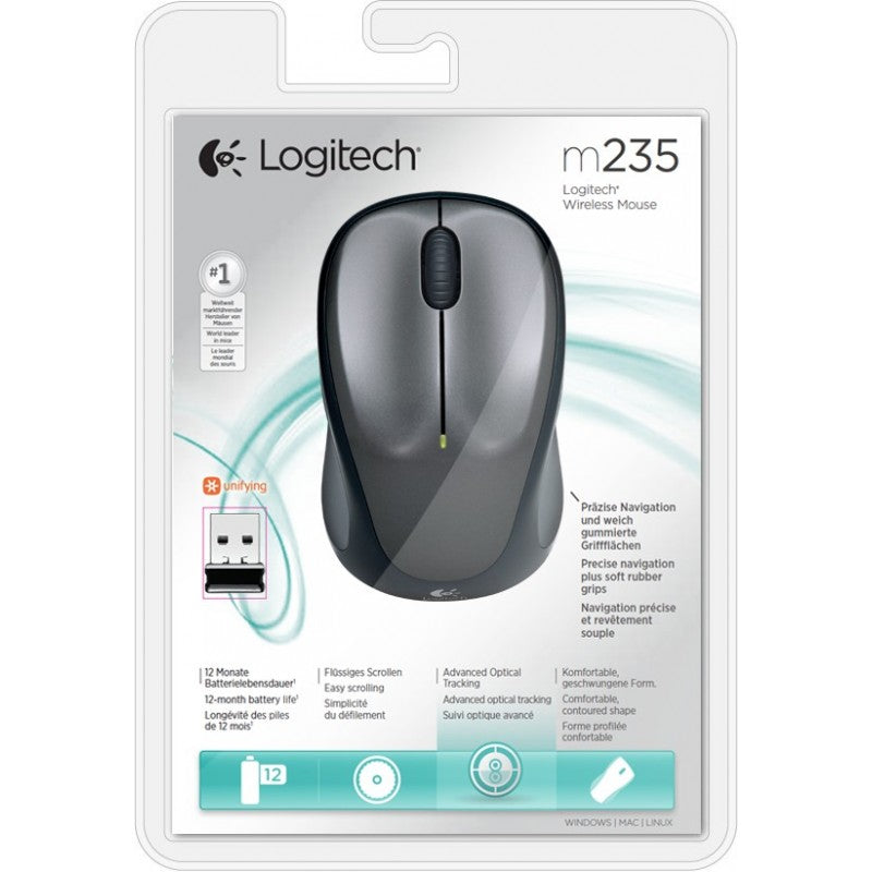 MOUSE LOGITECH WIFI M235 COLT MATTE