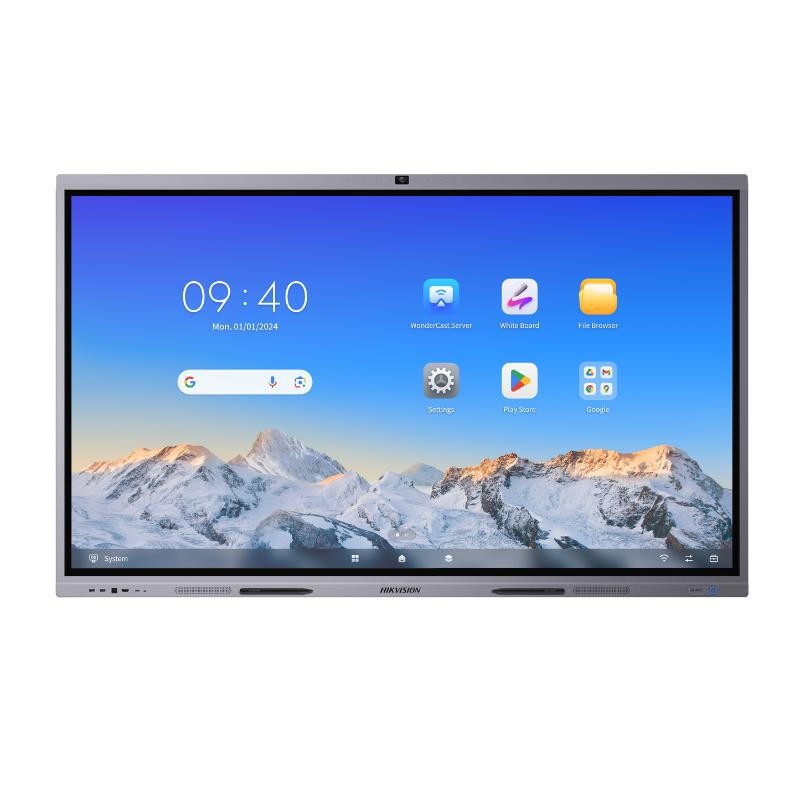 PAINEL INTERACTIVO 86" HIKVISION 4K TOUCH ANDOID 8GB WI-FI PRETO