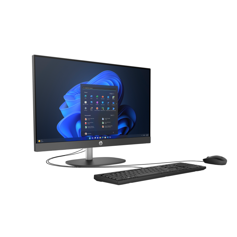 PC HP AIO 240 G10 23.8' I3-N3000 FHD 8GB 512GB SSD W11P PRETO