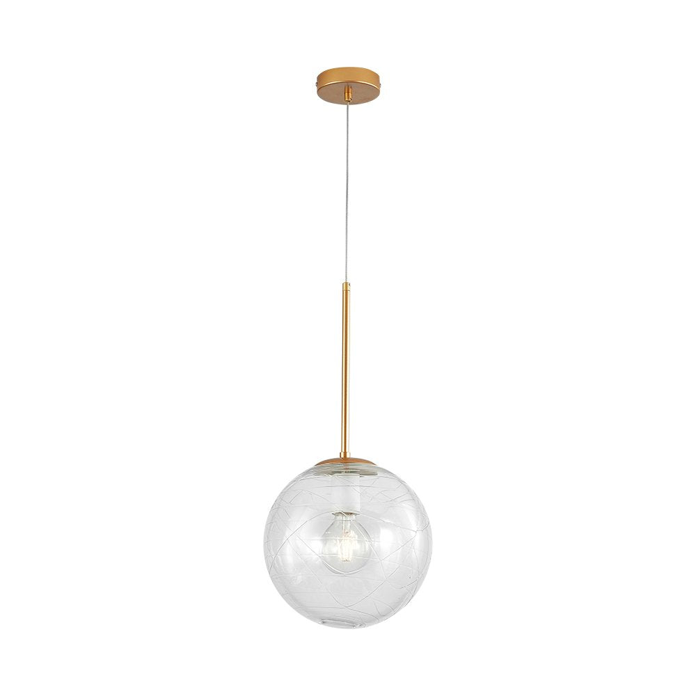 Luminária de Teto Braytron BRY-S002R-1H 1xE27 GLD PENDANT LIGHT