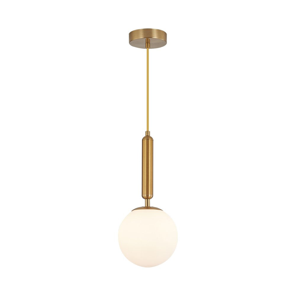 Lâmpada de pêndulo 1 G9 BV01-00060 Luminária de Teto Braytron BRY-S006R-1H 1xG9 OPL GLD PENDANT LIGHT