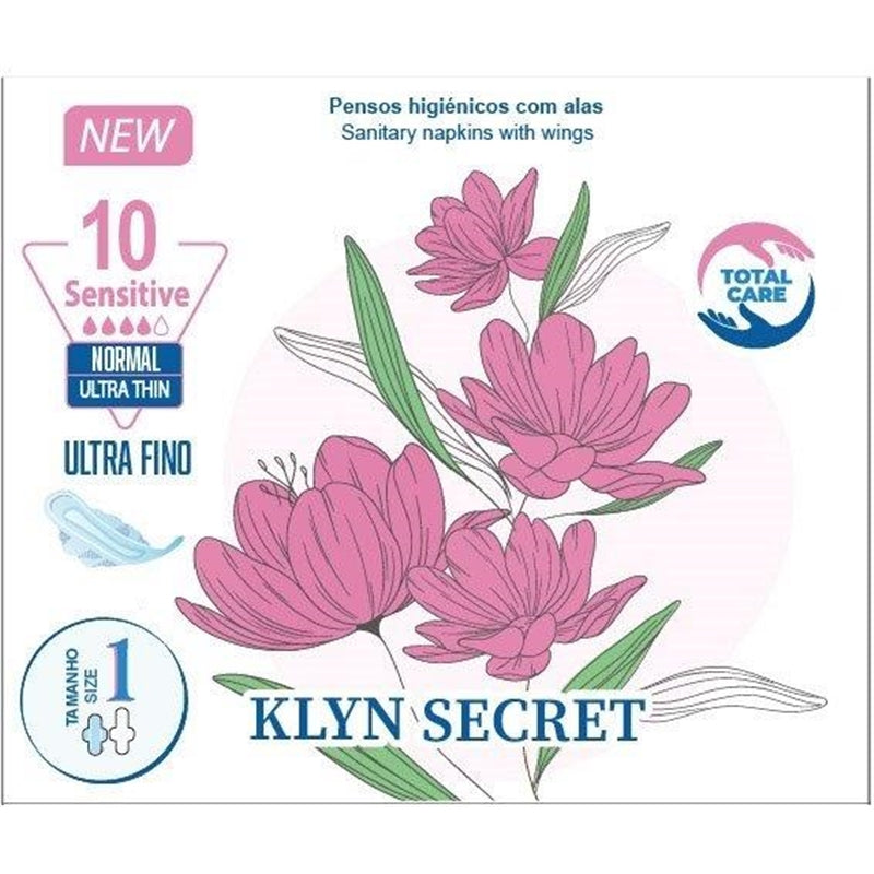 KLYN SECRET PENSO SENSITIVE NORMAL 10UN