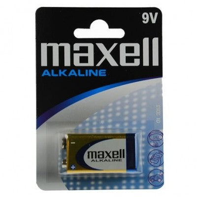 PILHA 9V CX/1 MAXELL ALKALINE