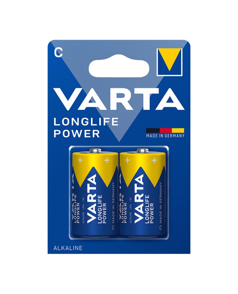 Varta Pilha Alcalina 1.5V High Energy C LR14 2Un