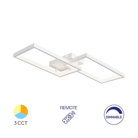 Luminária de Teto Braytron BRY-NELA SS1 RND 40W WHT IP20