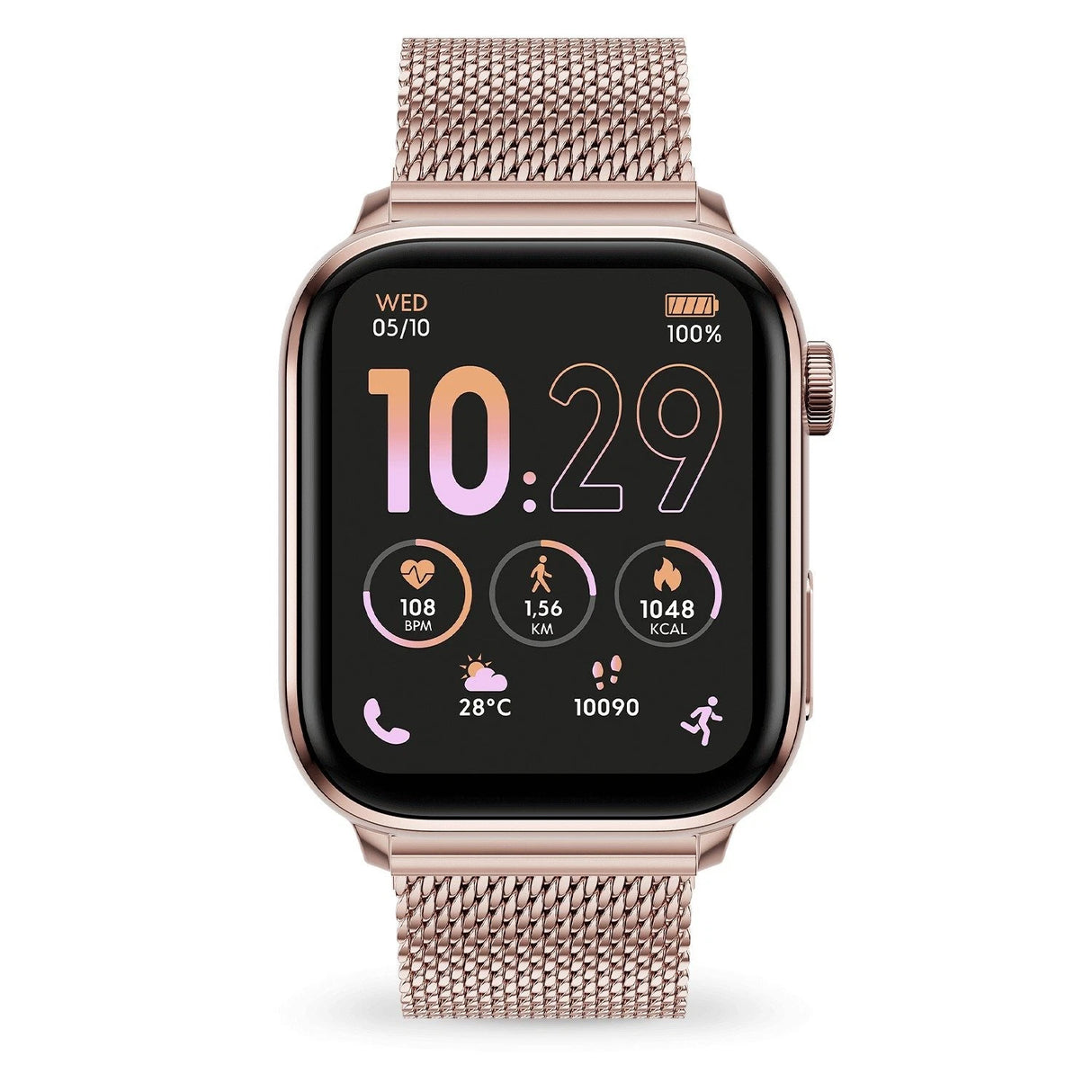 ICE smart 3.0 - Rose gold - Milanese
- GPS