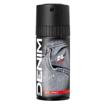 DENIM DEO SPRAY 150ML BLACK