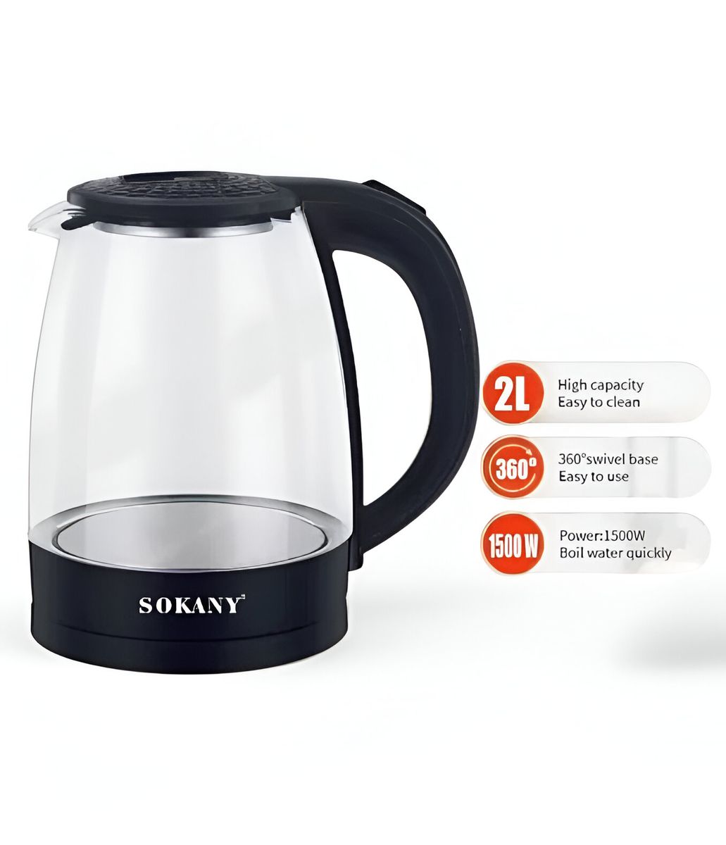 Chaleira Elétrica Sokany de 2 L - SK-SH-1097