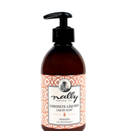NALLY SABONETE LIQ. 300ML MEL&AMÊNDOA