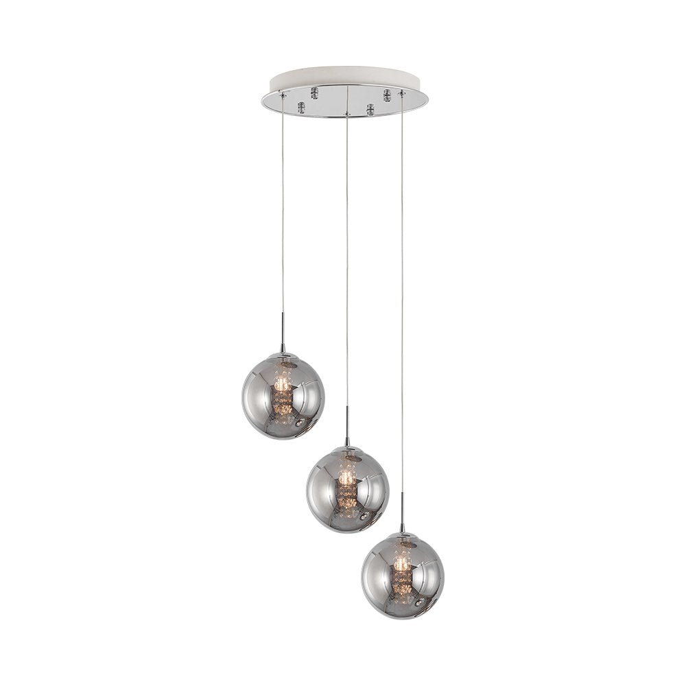 Luminária de Teto Braytron BRY-S003R-3H 3xG9 SMK PENDANT LIGHT