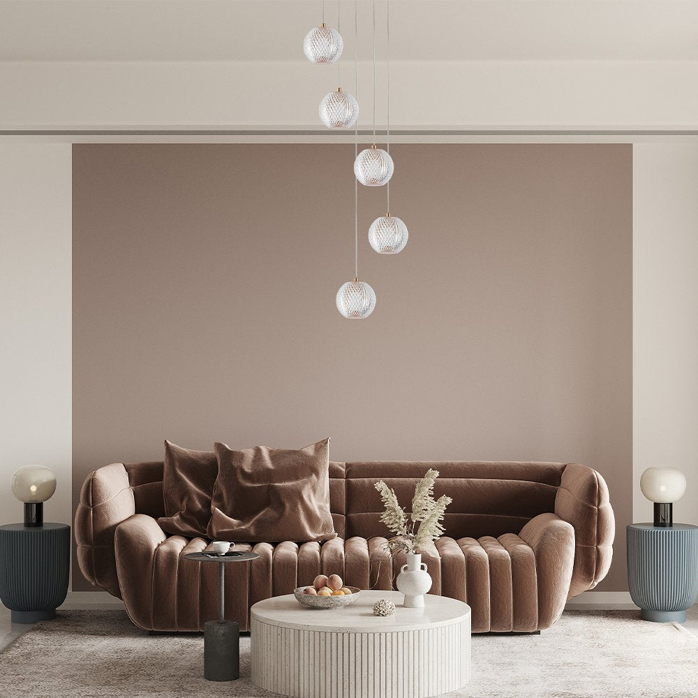 Luminária de Teto Braytron BRY-S001R-5H 5xG9 GLD PENDANT LIGHT