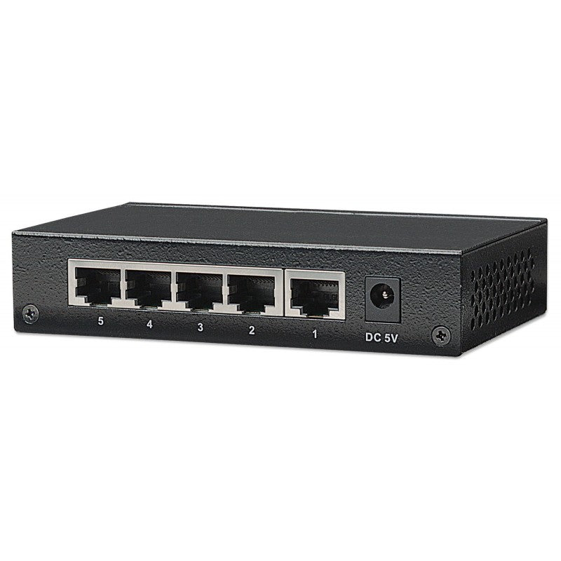 SWITCH 5 INTELLINET GIGABIT DESKTOP METAL