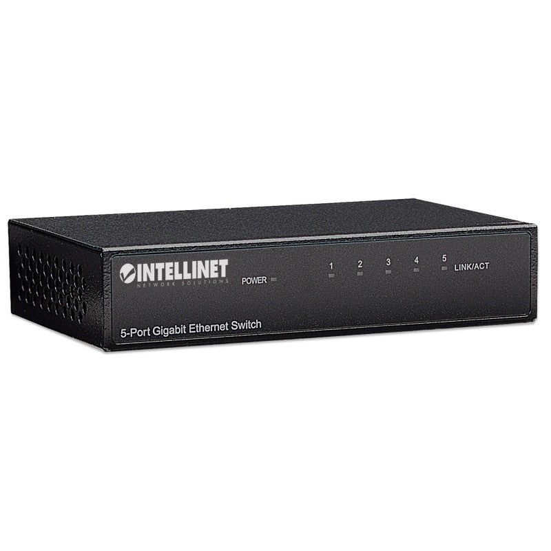 SWITCH 5 INTELLINET GIGABIT DESKTOP METAL