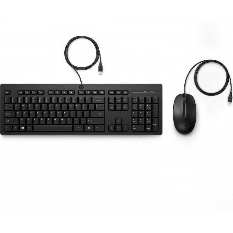 TECLADO+MOUSE HP USB 225 PRETO