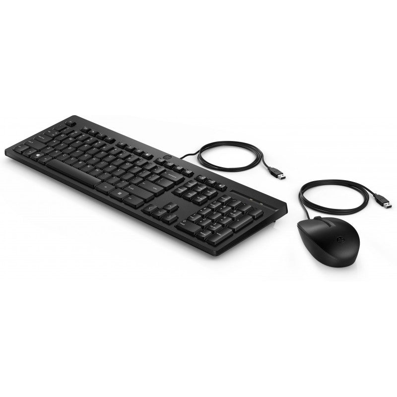 TECLADO+MOUSE HP USB 225 PRETO