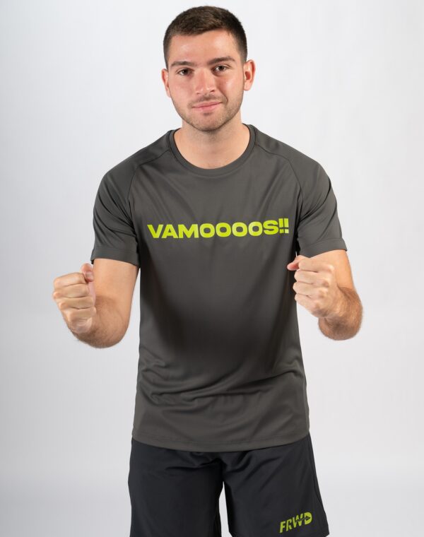 Vamoooos Camiseta Cinza ForWord para Homens Tamanho L