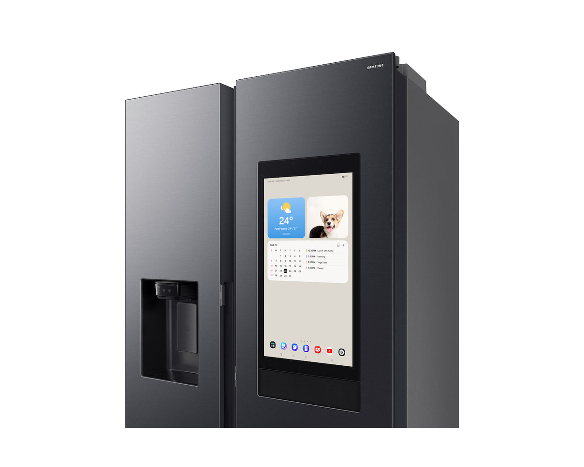 FRIGORÍFICO SIDE BY SIDE FAMILY HUB ECRÃ 21,5" (594L) BLACK