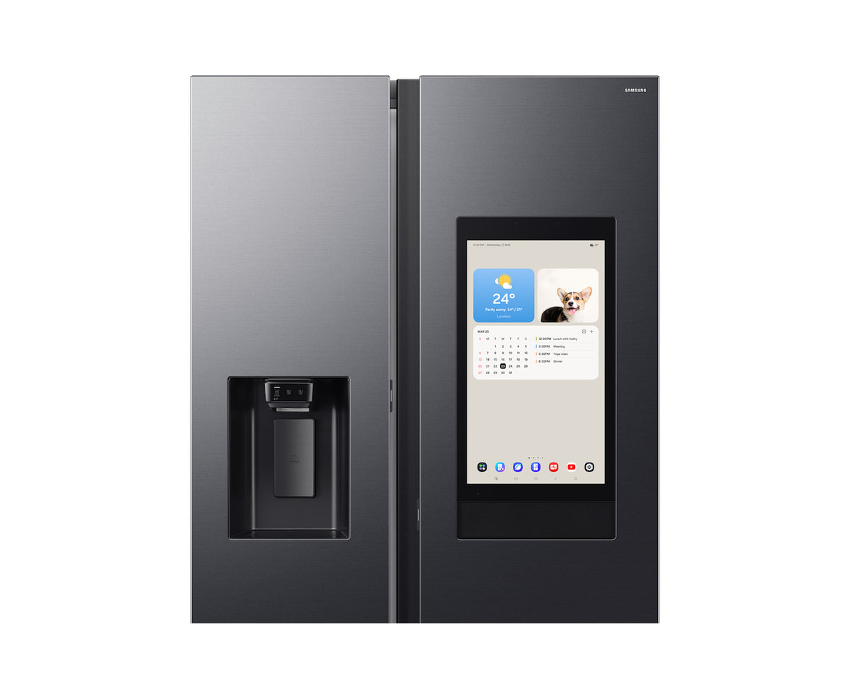 FRIGORÍFICO SIDE BY SIDE FAMILY HUB ECRÃ 21,5" (594L) BLACK