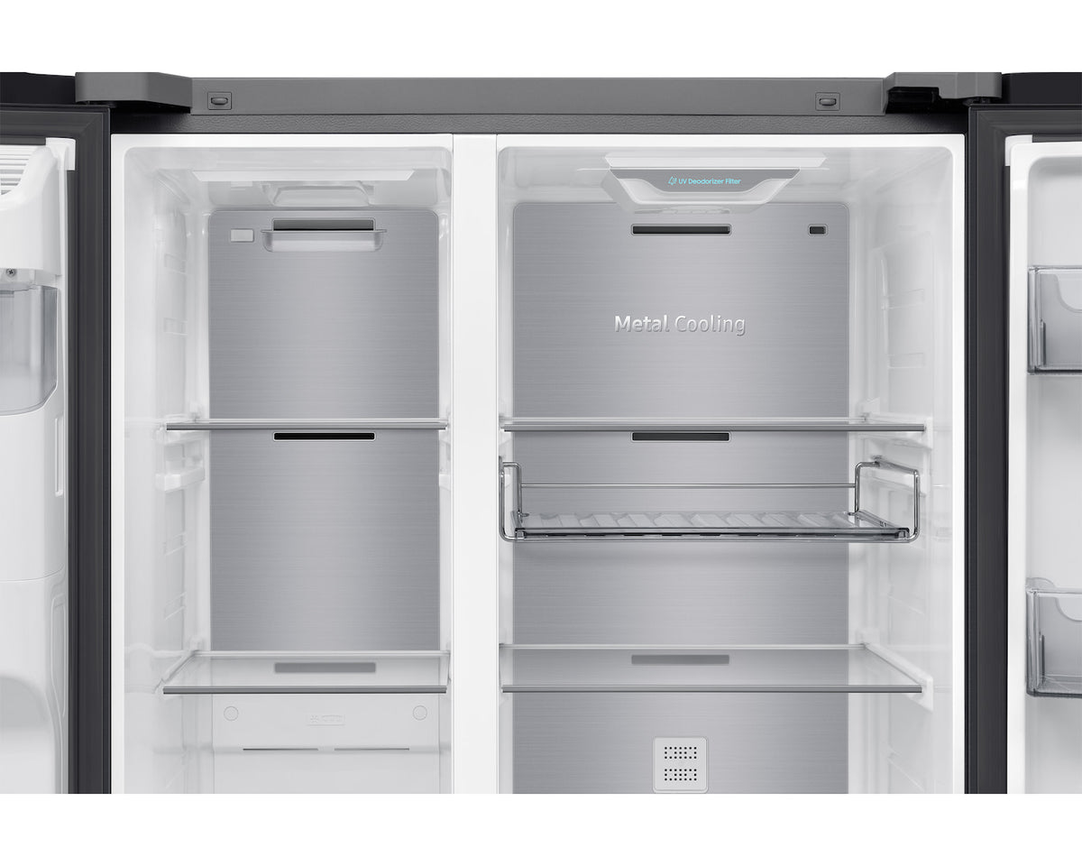 FRIGORÍFICO SIDE BY SIDE FAMILY HUB ECRÃ 21,5" (594L) BLACK