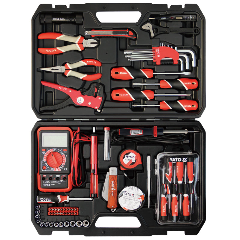 MALA COM FERRAMENTA PARA ELETRICISTA 68 PCS