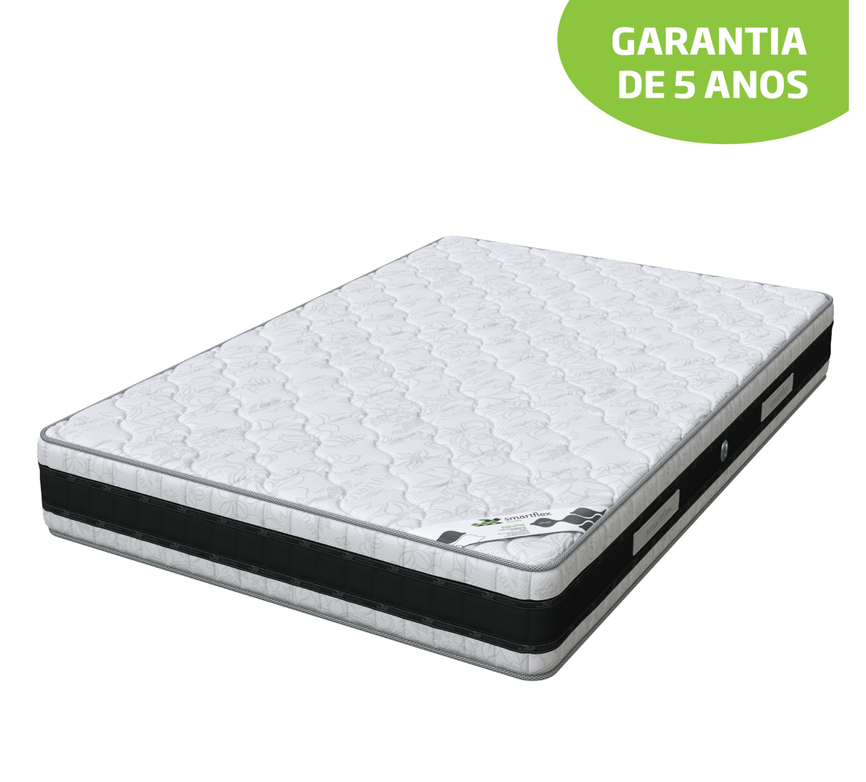 COLCHÃO QUEEN SIZE DE MOLA SMARTFLEX SILVER 160X200 CM
