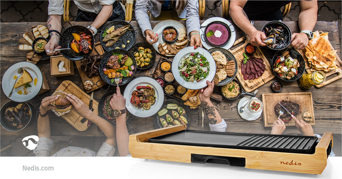 Grelhador de Mesa Teppanyaki NEDIS 43cm X 23cm4