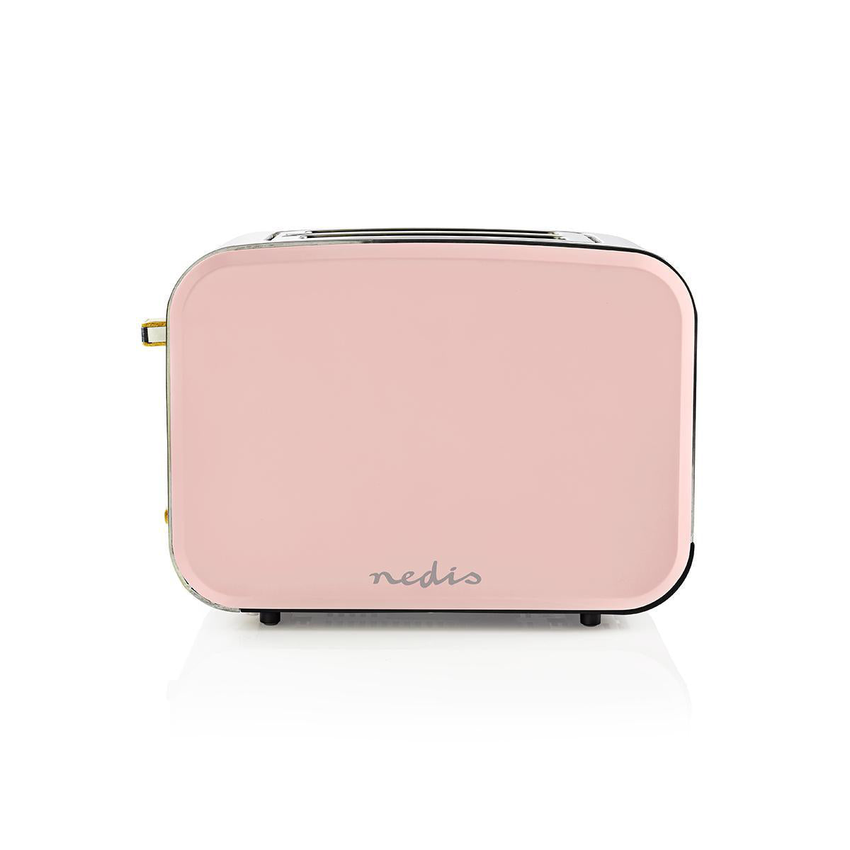 Torradeira 2 Ranhuras Nedis Soft Touch - Rosa