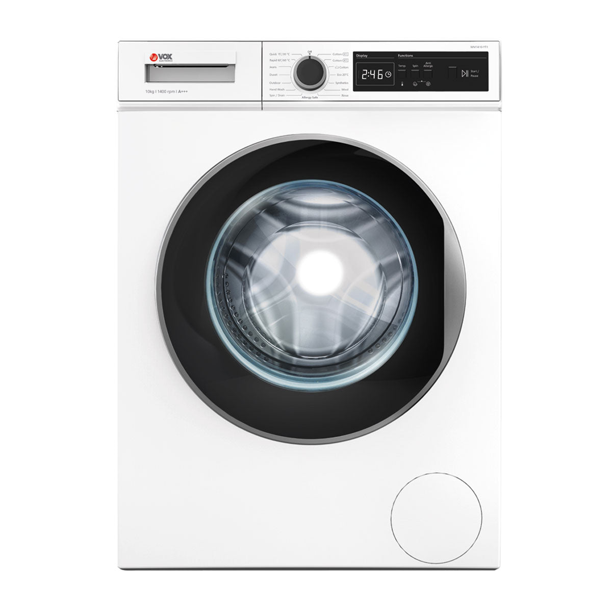 MÁQUINA LAVAR ROUPA VOX WM1410YT1 10 KG - 15 PROGRAMAS - 1400RPM - L641*A881*P640