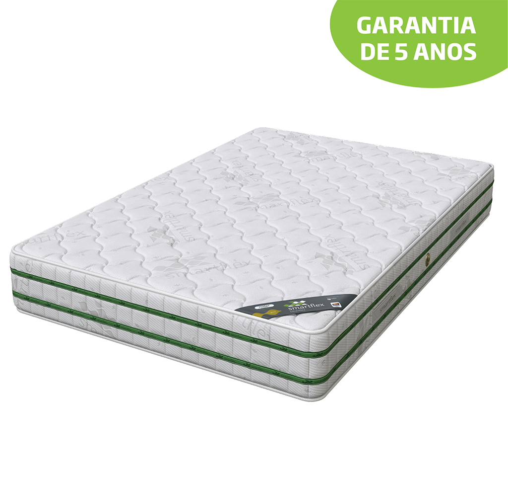 COLCHÃO ORTOPÉDICO KING SIZE DE MOLA SMARTFLEX GOLD 180X200 CM