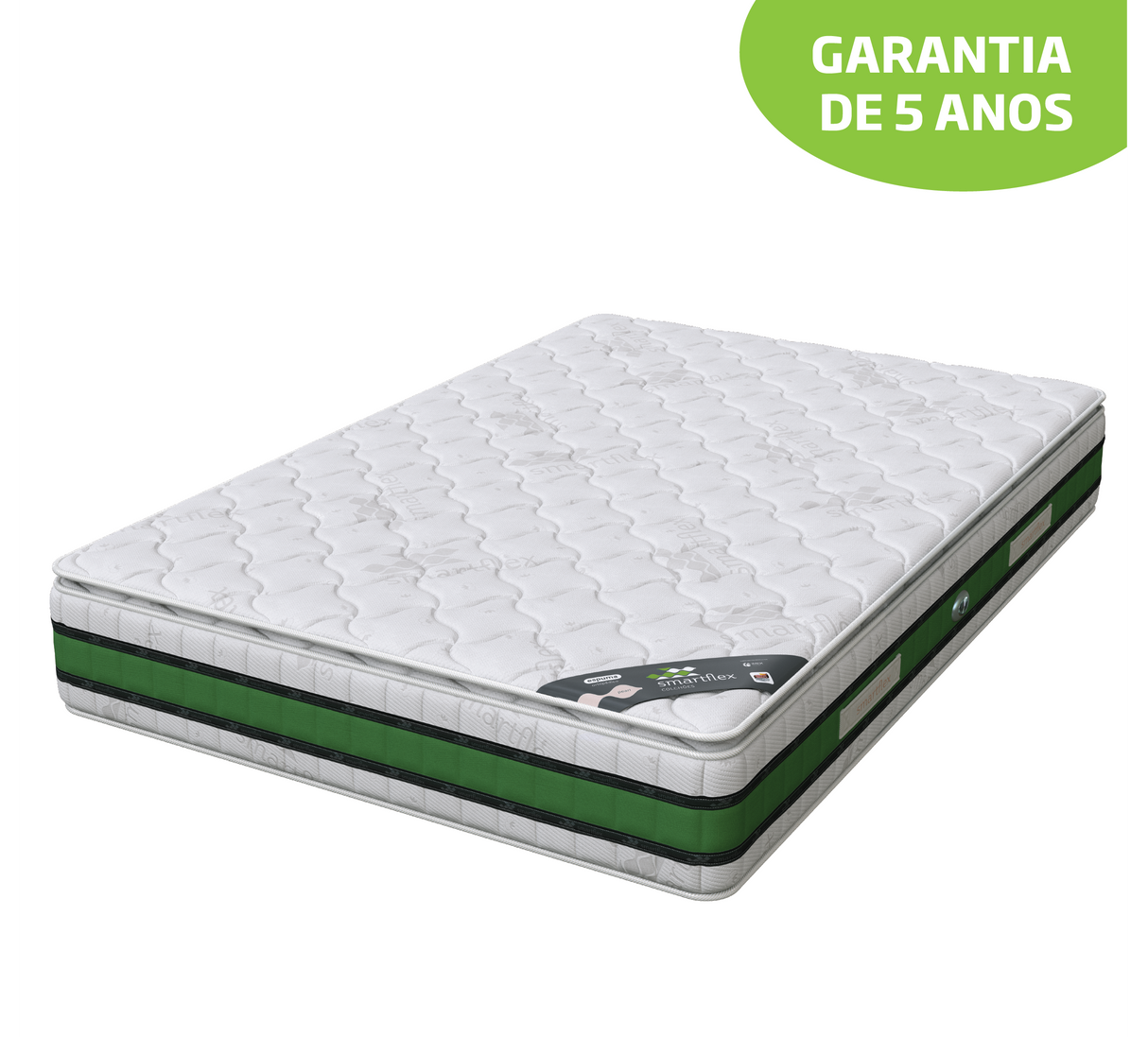 COLCHÃO ORTOPÉDICO QUEEN SIZE MOLA SMARTFLEX PEARL 160X200 CM