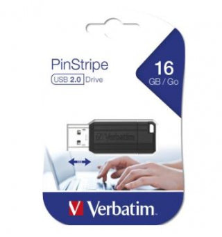 USB 2,0 Pen Drive 16 GB PRETO - Verbatim