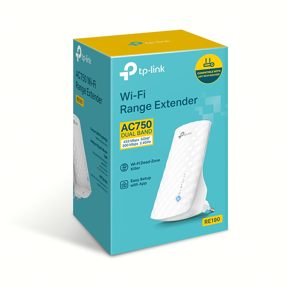 Repetidor Extensor Wifi TP-LINK AC750 RE190