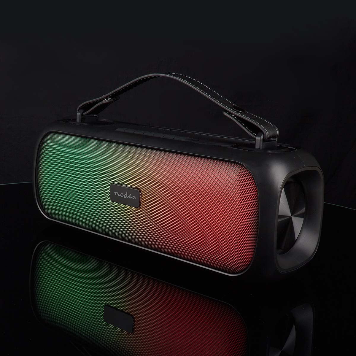 Culuna Boombox NEDIS 30W 4,5Hrs Luzes RGB frontais