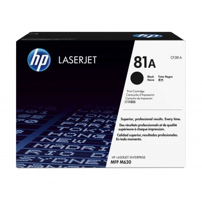 TONER HP CF281A * M630/604/5/6 BLACK 10.5K