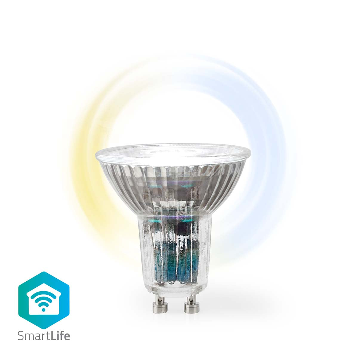 Lâmp. LED Branco Qt e Frio|Wi-Fi|GU10|345 lm|4.9 W|PAR16