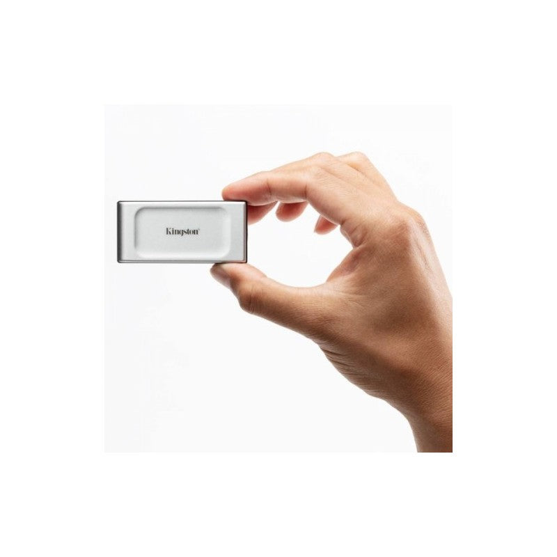 DISCO DURO EXTERNO MINI KINGSTON XS2000 1TB SSD 2000 MB/S USB-C 3.2 GEN 2X2 CINZA