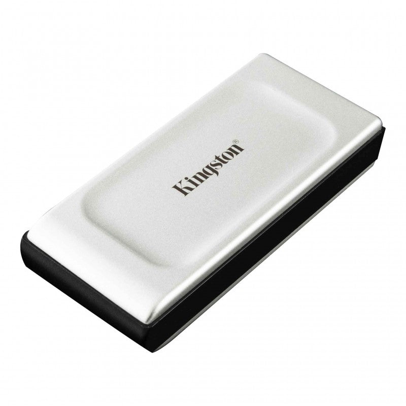 DISCO DURO EXTERNO MINI KINGSTON XS2000 1TB SSD 2000 MB/S USB-C 3.2 GEN 2X2 CINZA