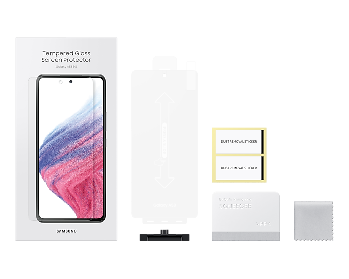 Protetor de tela de vidro temperado para Galaxy A53 5G