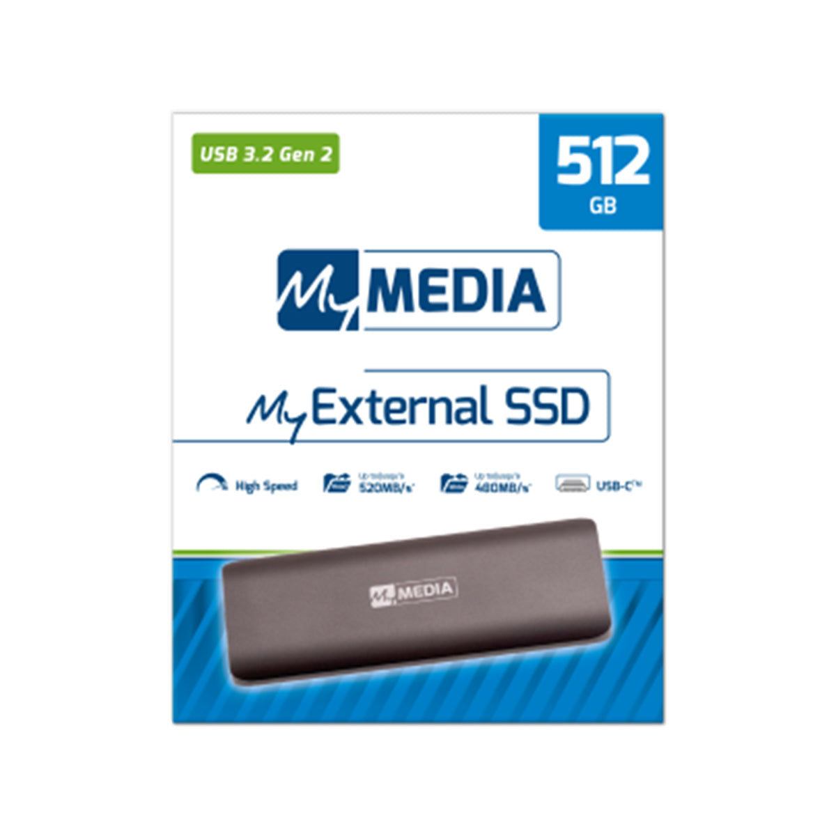 Disco Externo My External USB 3.2 Gen 1 SSD 512GB