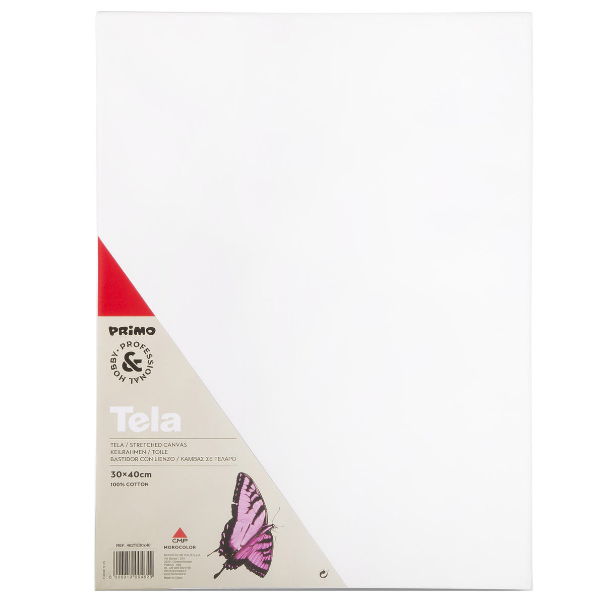 PRIMO 100% COTON CANVAS C/ARO 30X40 CM 462TE30X40