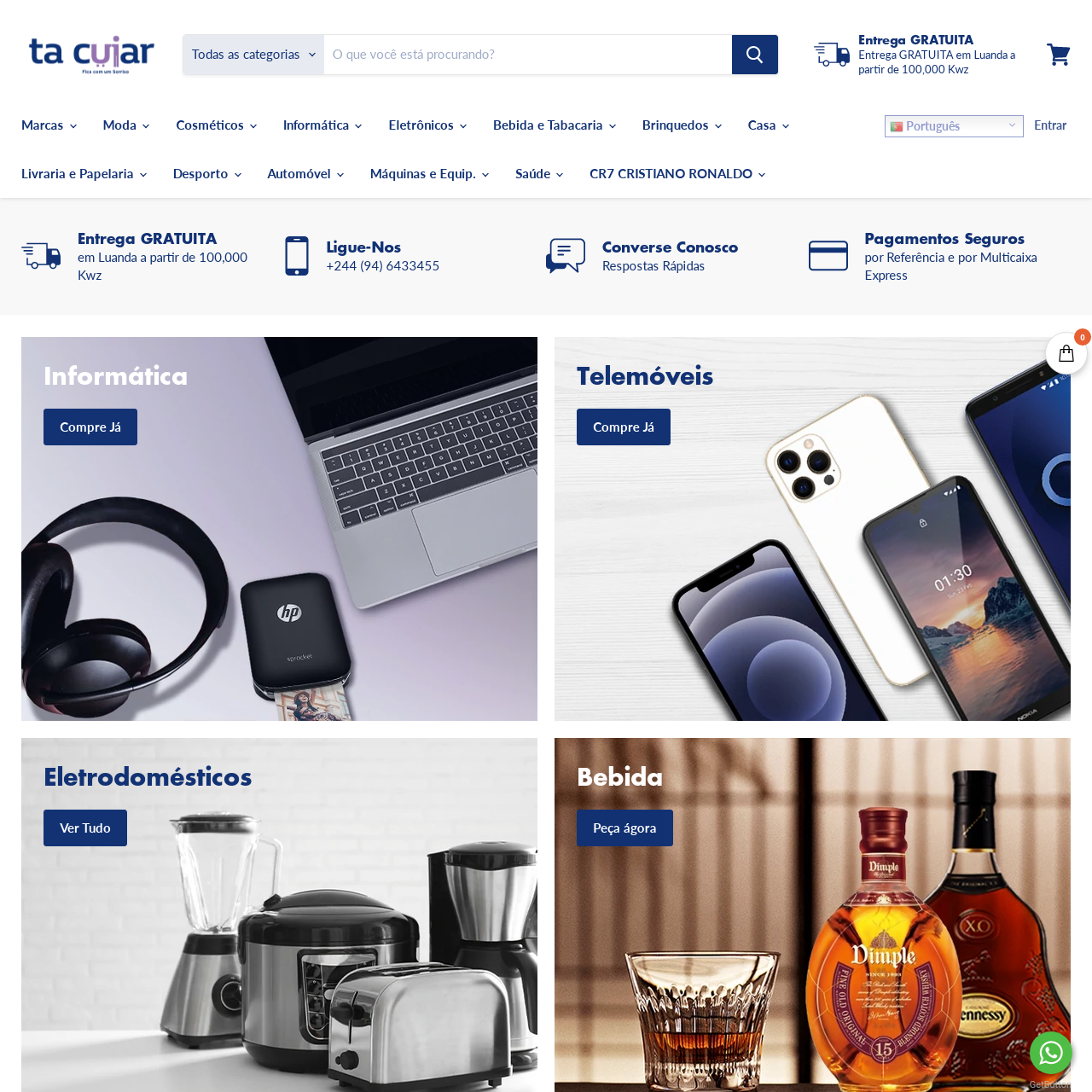 Ta Cuiar o mais novo Marketplace Angolano
