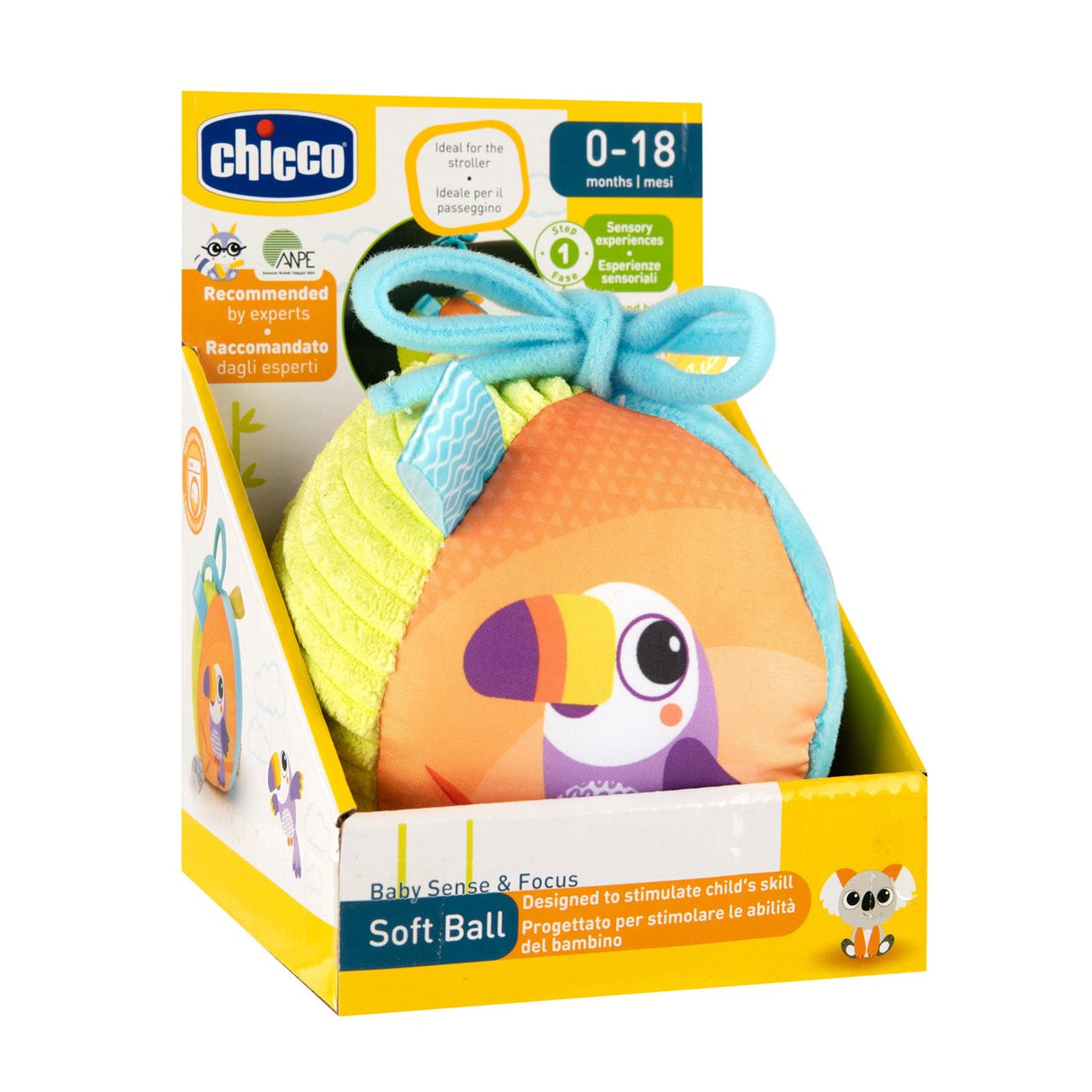 CHICCO BRINQ. BOLINHA MACIA 0-18M